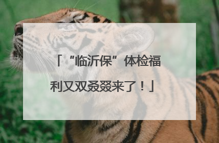 “临沂保”体检福利又双叒叕来了！