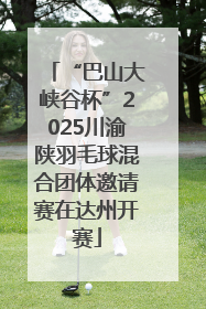 “巴山大峡谷杯”2025川渝陕羽毛球混合团体邀请赛在达州开赛