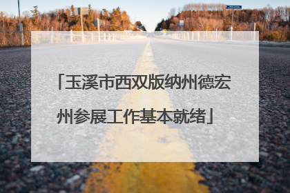 玉溪市西双版纳州德宏州参展工作基本就绪