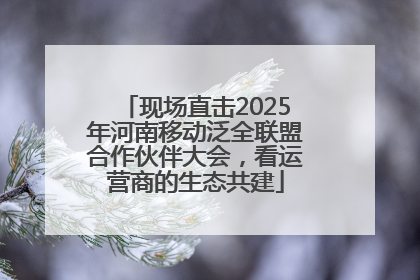 现场直击2025年河南移动泛全联盟合作伙伴大会，看运营商的生态共建