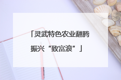 灵武特色农业翻腾振兴“致富浪”
