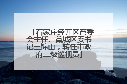 石家庄经开区管委会主任、藁城区委书记王锦山，转任市政府二级巡视员