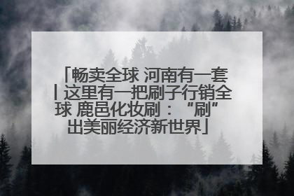 畅卖全球 河南有一套丨这里有一把刷子行销全球 鹿邑化妆刷：“刷”出美丽经济新世界