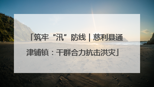 筑牢“汛”防线｜慈利县通津铺镇：干群合力抗击洪灾