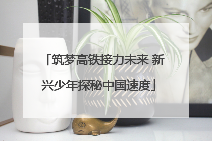 筑梦高铁接力未来 新兴少年探秘中国速度