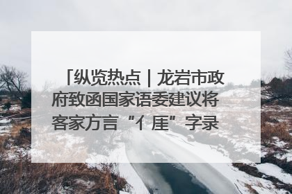 纵览热点｜龙岩市政府致函国家语委建议将客家方言“亻厓”字录入《新华字典》引发热议，当地回应
