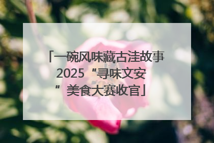 一碗风味藏古洼故事 2025“寻味文安”美食大赛收官