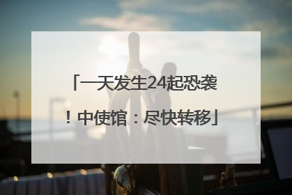 一天发生24起恐袭！中使馆：尽快转移
