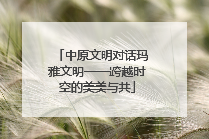 中原文明对话玛雅文明——跨越时空的美美与共