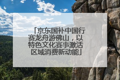 京东国补中国行赛龙舟游佛山，以特色文化赛事激活区域消费新动能