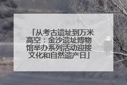 从考古遗址到万米高空：金沙遗址博物馆举办系列活动迎接文化和自然遗产日