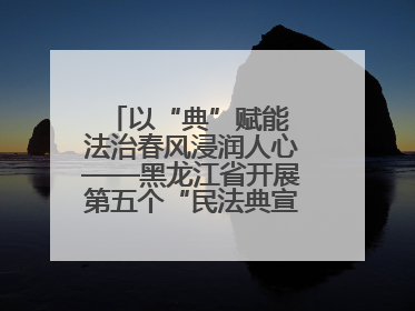 以“典”赋能 法治春风浸润人心——黑龙江省开展第五个“民法典宣传月”活动综述