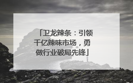 卫龙辣条：引领千亿辣味市场，勇做行业破局先锋