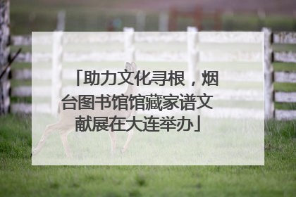 助力文化寻根，烟台图书馆馆藏家谱文献展在大连举办