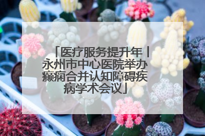 医疗服务提升年丨永州市中心医院举办癫痫合并认知障碍疾病学术会议