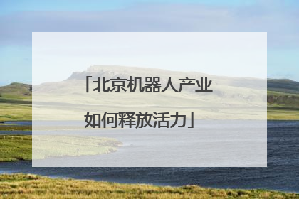 北京机器人产业如何释放活力
