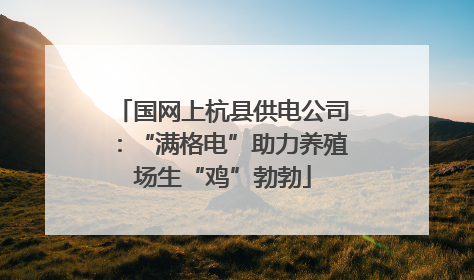 国网上杭县供电公司：“满格电”助力养殖场生“鸡”勃勃