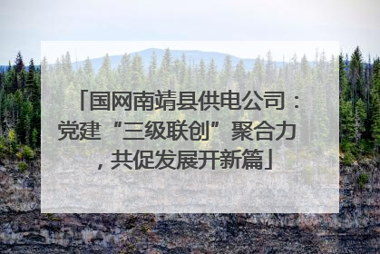 国网南靖县供电公司：党建“三级联创”聚合力，共促发展开新篇