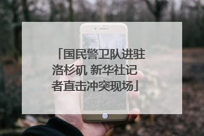 国民警卫队进驻洛杉矶 新华社记者直击冲突现场
