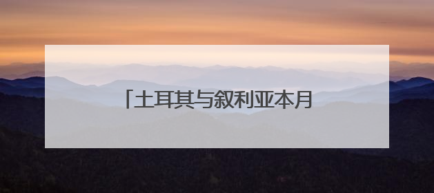 土耳其与叙利亚本月中旬起运营更多直航