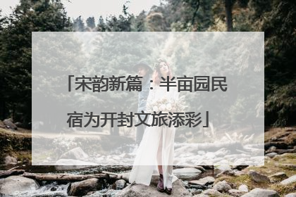 宋韵新篇：半亩园民宿为开封文旅添彩