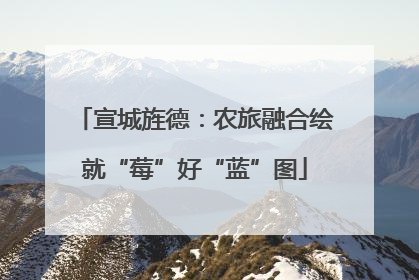 宣城旌德：农旅融合绘就“莓”好“蓝”图