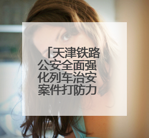 天津铁路公安全面强化列车治安案件打防力度