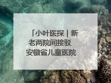 小叶医探｜新老两院间接驳 安徽省儿童医院开通免费班车
