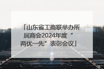 山东省工商联举办所属商会2024年度“两优一先”表彰会议