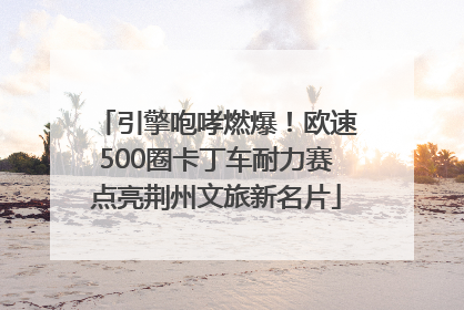 引擎咆哮燃爆！欧速500圈卡丁车耐力赛点亮荆州文旅新名片
