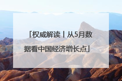 权威解读丨从5月数据看中国经济增长点