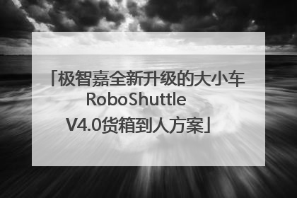 极智嘉全新升级的大小车RoboShuttle V4.0货箱到人方案