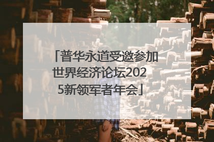 普华永道受邀参加世界经济论坛2025新领军者年会