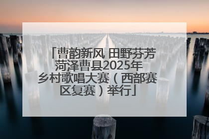 曹韵新风 田野芬芳 菏泽曹县2025年乡村歌唱大赛（西部赛区复赛）举行