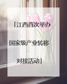 江西首次举办国家级产业转移对接活动