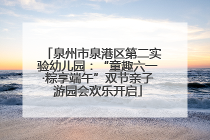 泉州市泉港区第二实验幼儿园：“童趣六一·粽享端午”双节亲子游园会欢乐开启