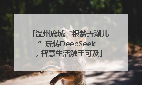 温州鹿城“银龄弄潮儿”玩转DeepSeek，智慧生活触手可及