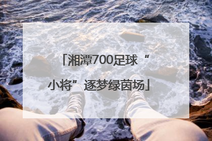 湘潭700足球“小将”逐梦绿茵场