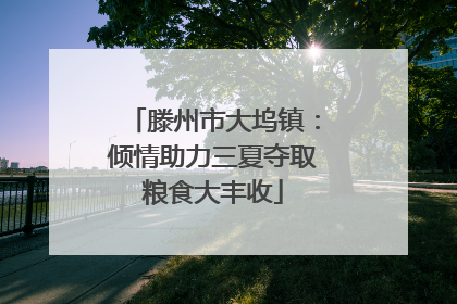 滕州市大坞镇：倾情助力三夏夺取粮食大丰收