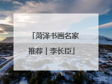 菏泽书画名家推荐｜李长臣