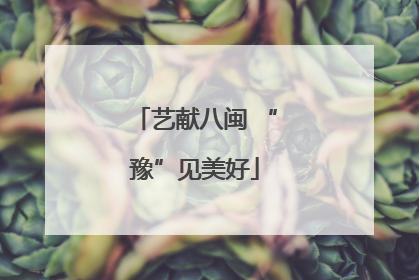 艺献八闽 “豫”见美好
