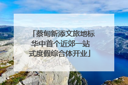 蔡甸新添文旅地标 华中首个近郊一站式度假综合体开业