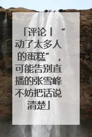 评论丨“动了太多人的蛋糕”，可能告别直播的张雪峰不妨把话说清楚