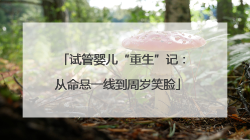 试管婴儿“重生”记：从命悬一线到周岁笑脸