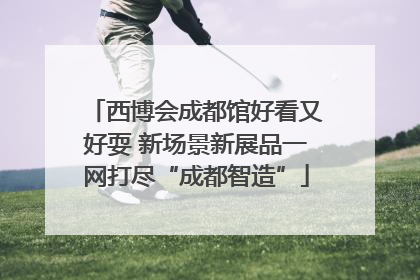 西博会成都馆好看又好耍 新场景新展品一网打尽“成都智造”