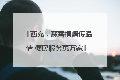 西充：慈善捐赠传温情 便民服务惠万家