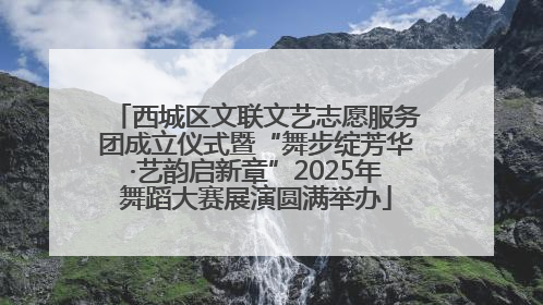 西城区文联文艺志愿服务团成立仪式暨“舞步绽芳华·艺韵启新章”2025年舞蹈大赛展演圆满举办