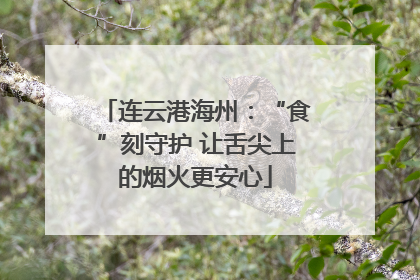 连云港海州：“食”刻守护 让舌尖上的烟火更安心