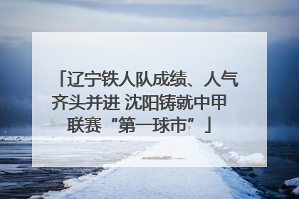 辽宁铁人队成绩、人气齐头并进 沈阳铸就中甲联赛“第一球市”