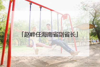 赵峰任海南省副省长